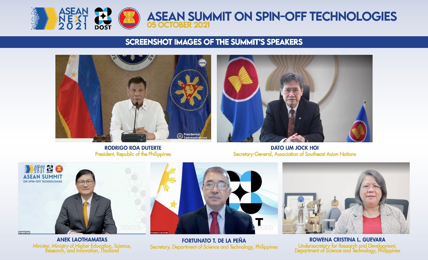 PH’s DOST spotlights spin-off technologies at the ASEAN NEXT 2021 image