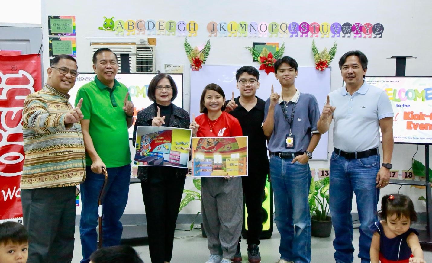 The DOST Day Care Center receives a major boost through aid from the National Bookstore Foundation image
