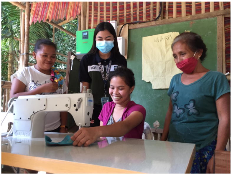 Aeta community in Batangas receives solar-powered sewing services enterprise from DOST image