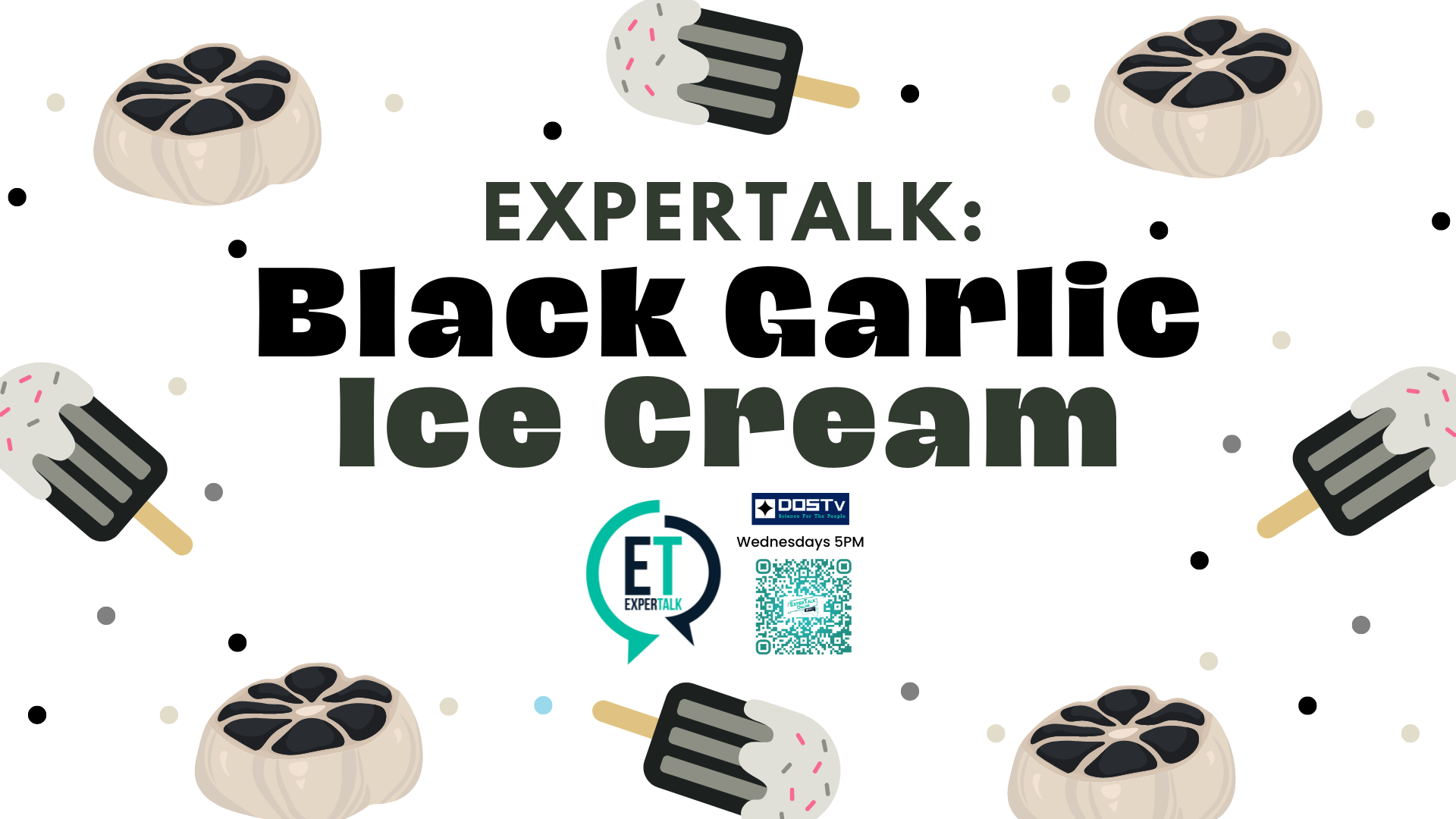 ExperTalk Black Garlic Ice Cream DOSTv Science for the People