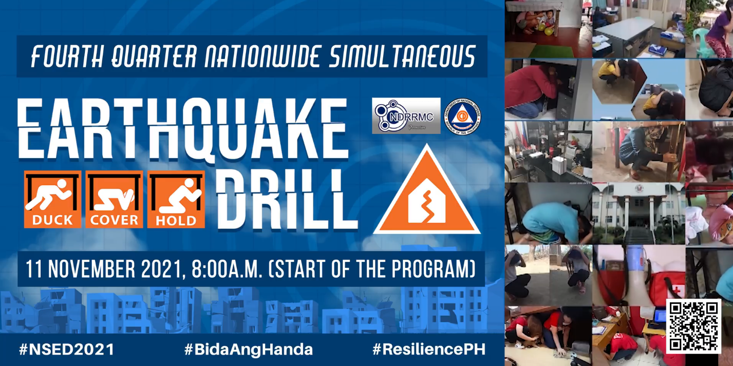 DOST supports NDRRMC in virtual nationwide earthquake drill, banners disaster tools in science week image