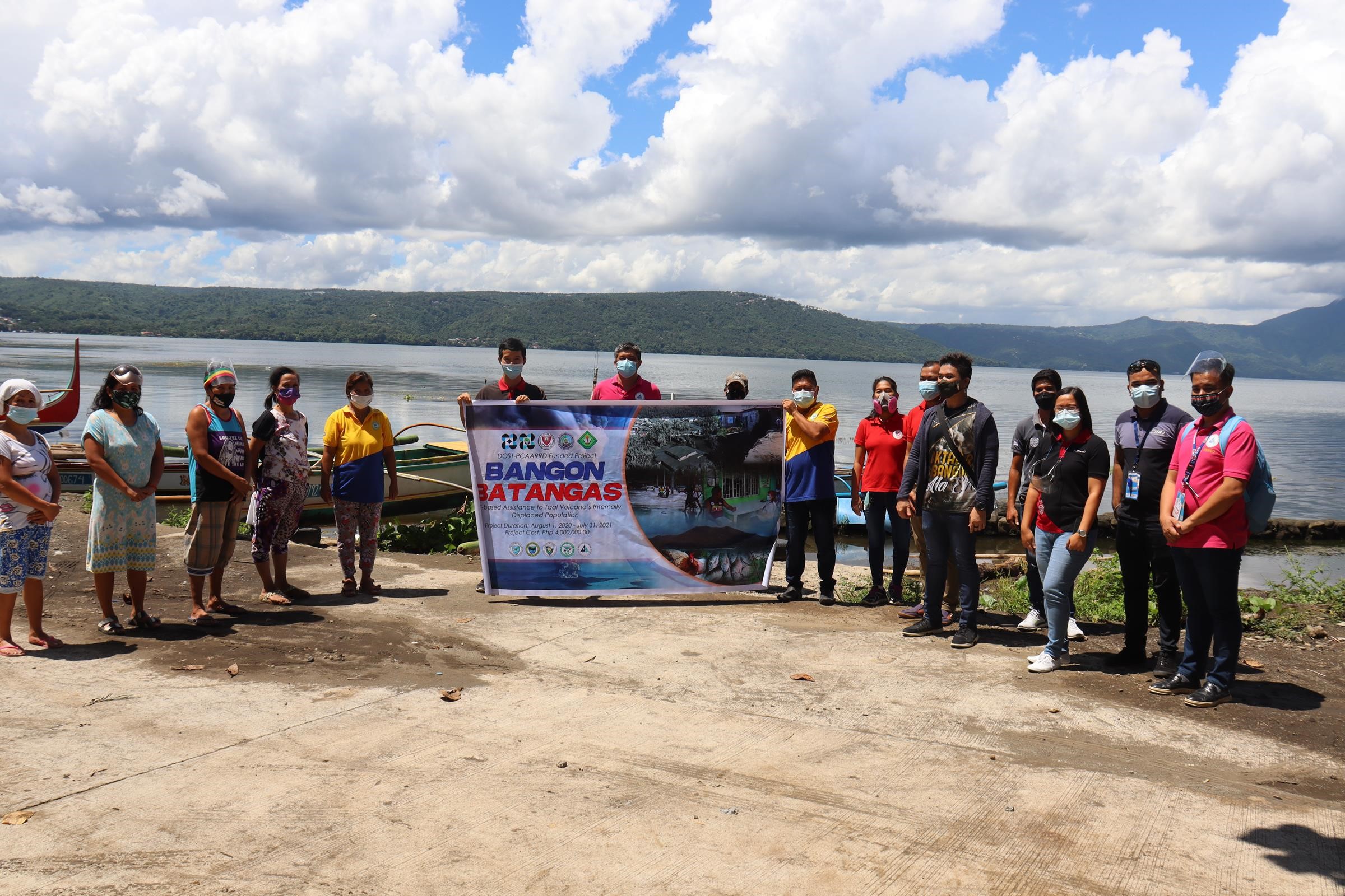 Batangas State U leads in the use of S&T in rehab plans for families affected by Taal volcano image