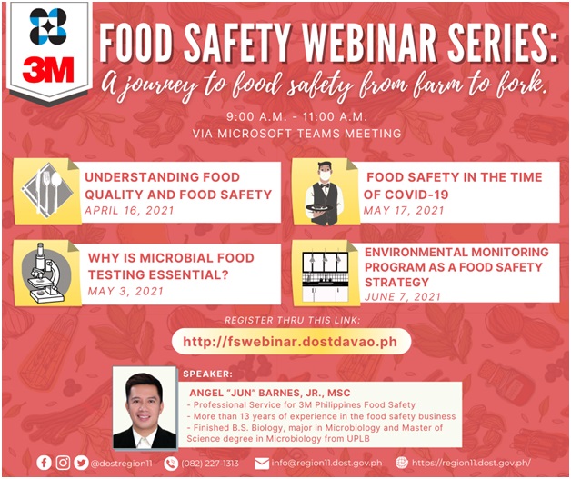DOST holds Food Safety Webinar Series image