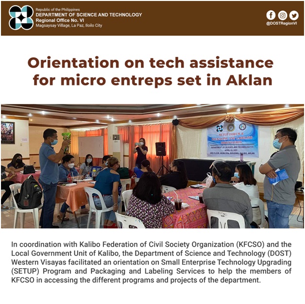 Aklan microentrepreneurs attend orientation on technology assistance image