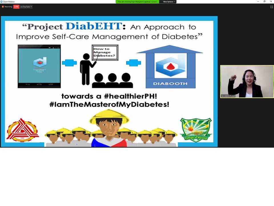 Diabetes management project wins the 3-Minute Pitch to Policymakers Competition image