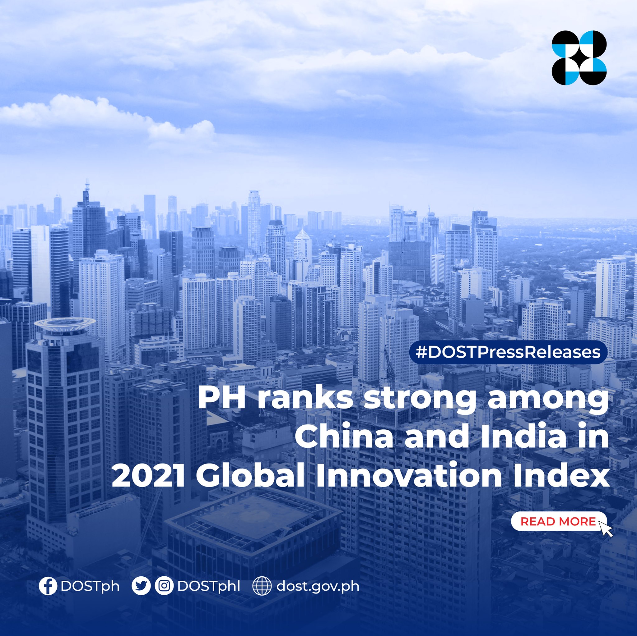 PH ranks strong among China and India in 2021 Global Innovation Index image