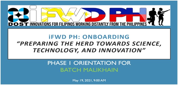 DOST welcomes 30 OFW-beneficiariesfrom MIMAROPA to train under iFWD PH program image